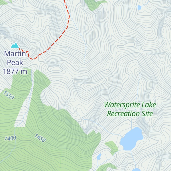 Map of Gibson Peak