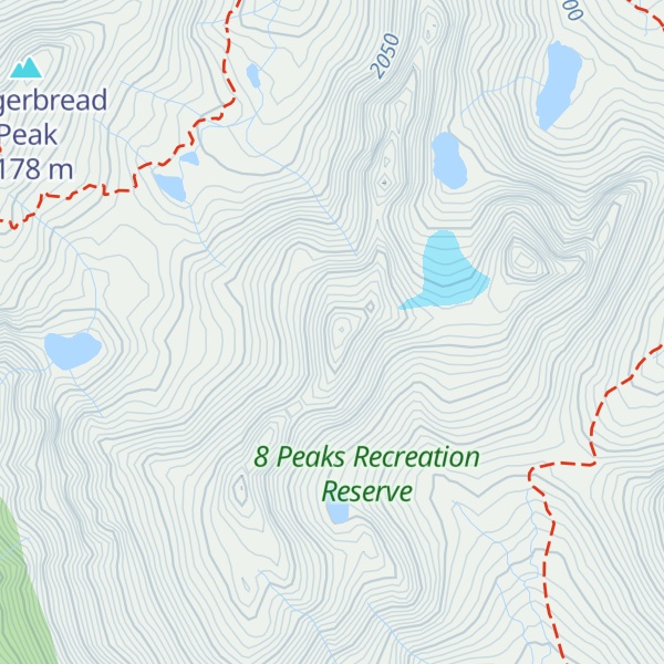 Map of Mount Barbour
