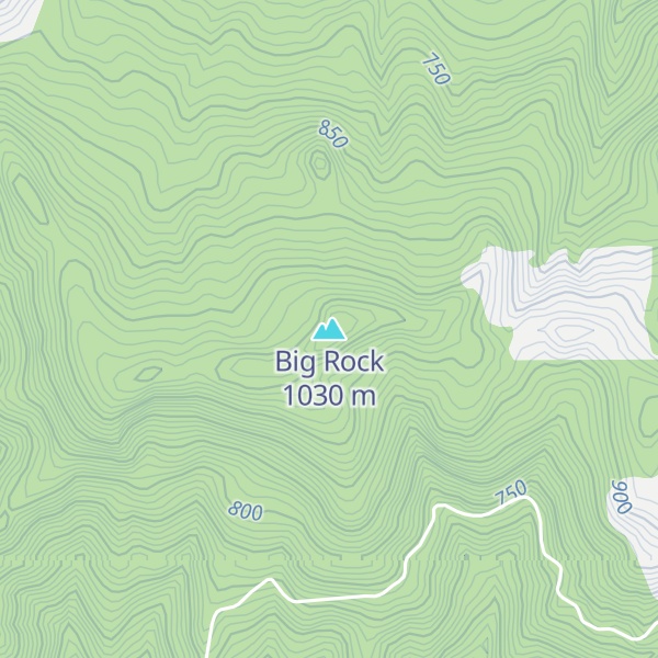 Map of Big Rock