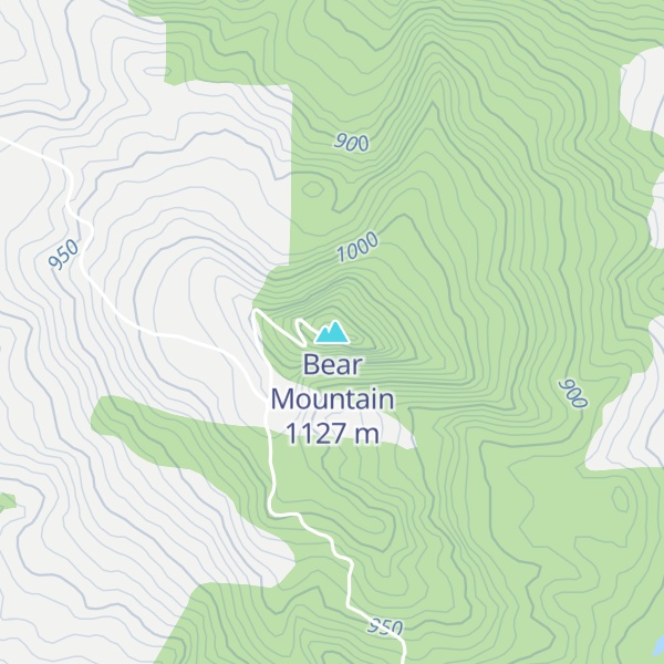 Map of Bear Mountain
