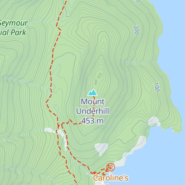 Map of Mount Underhill