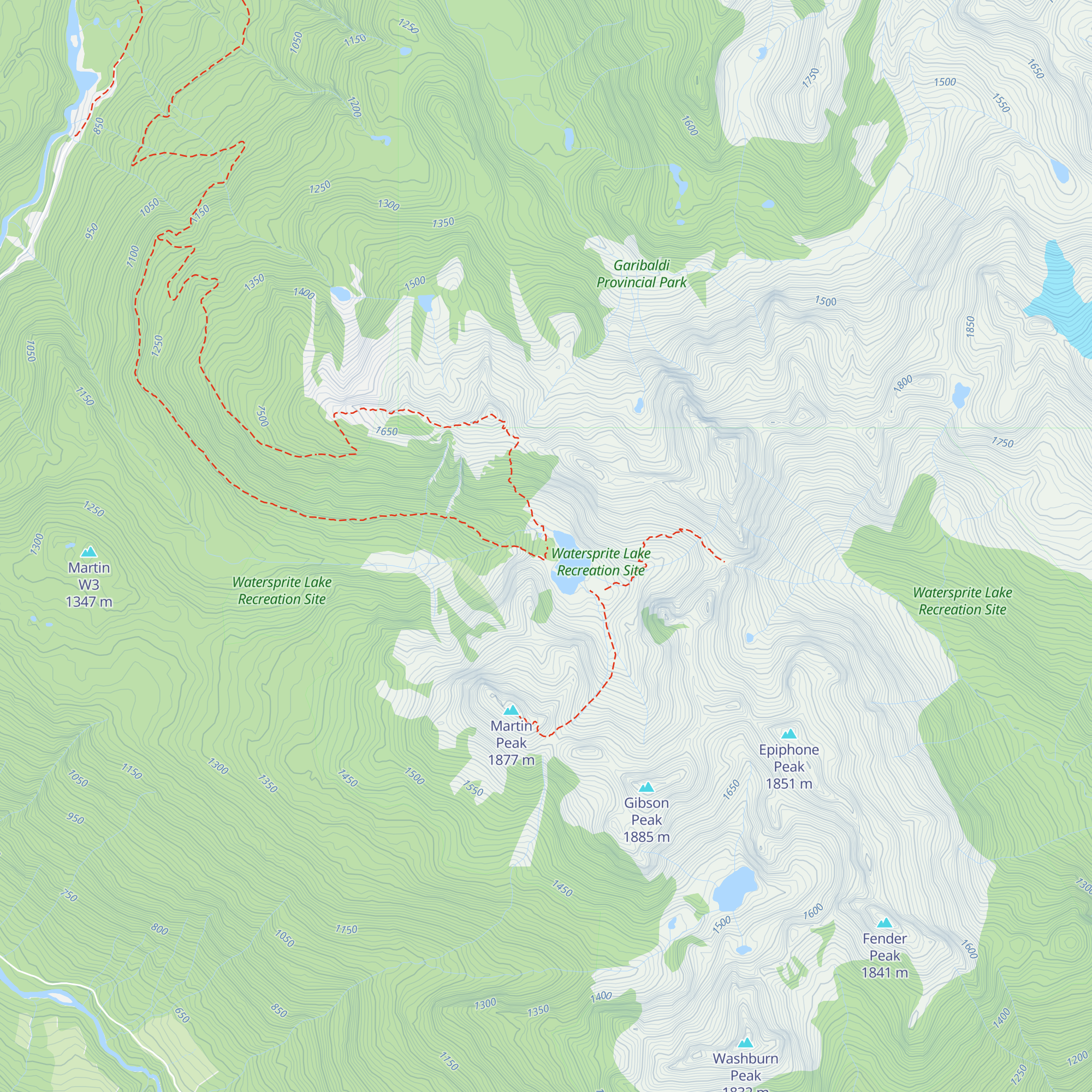 Watersprite Lake Cabin map