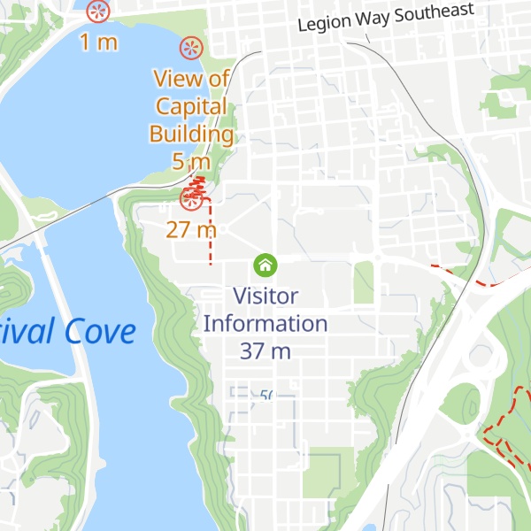 Map of Visitor Information