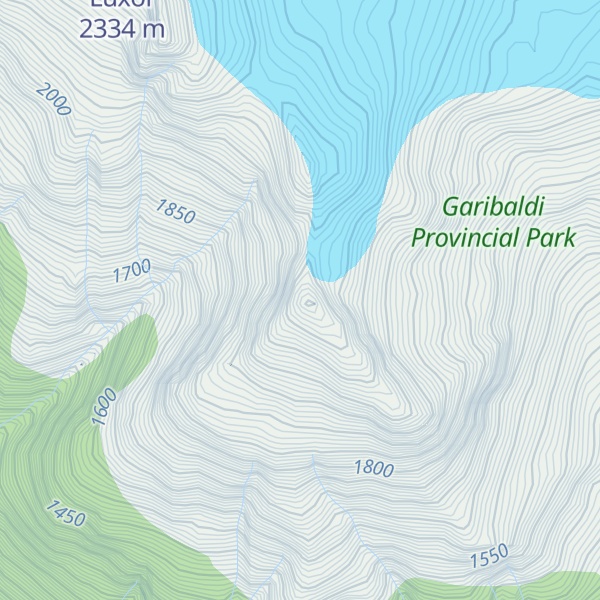 Map of Tutankhamen Peak
