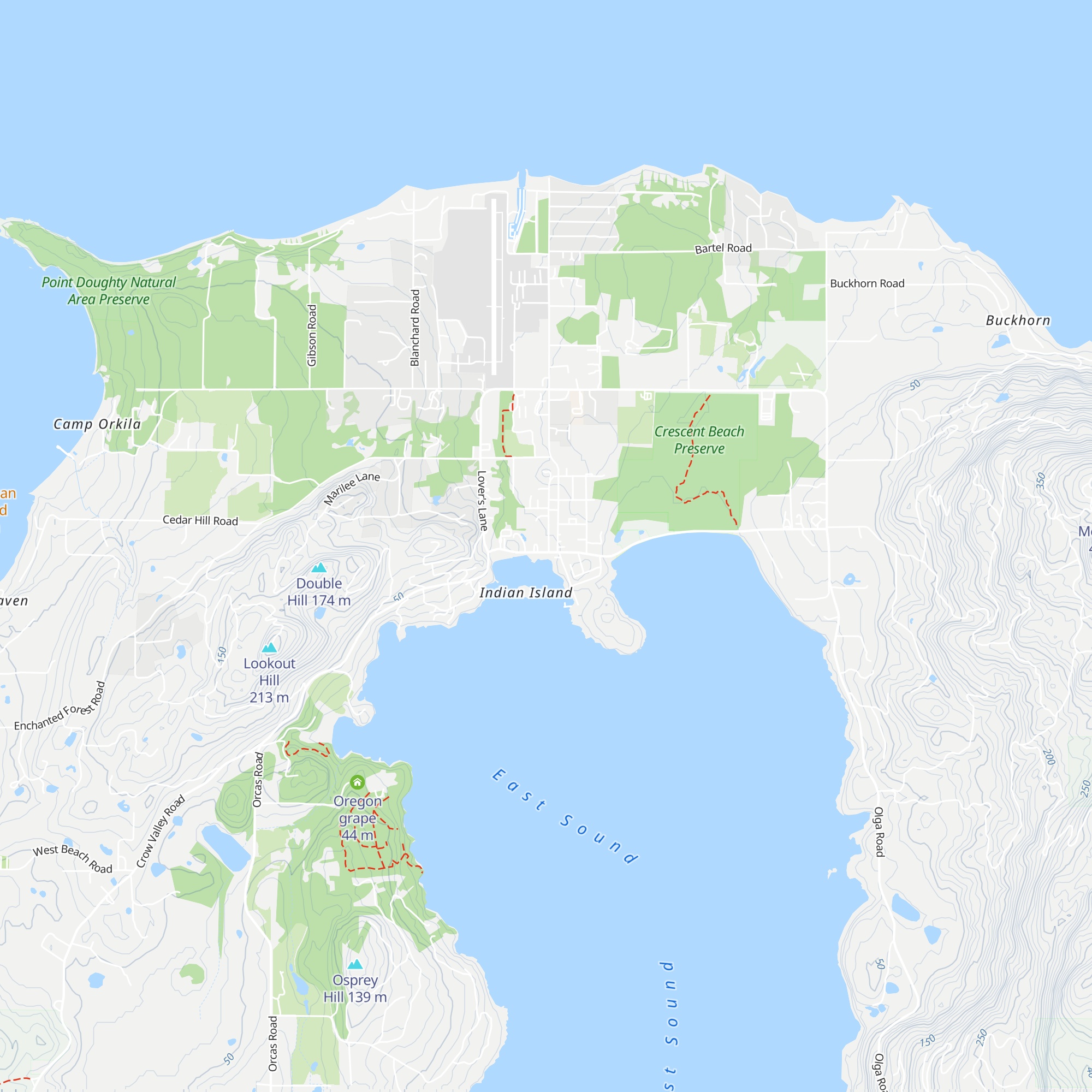 Visitor Information map