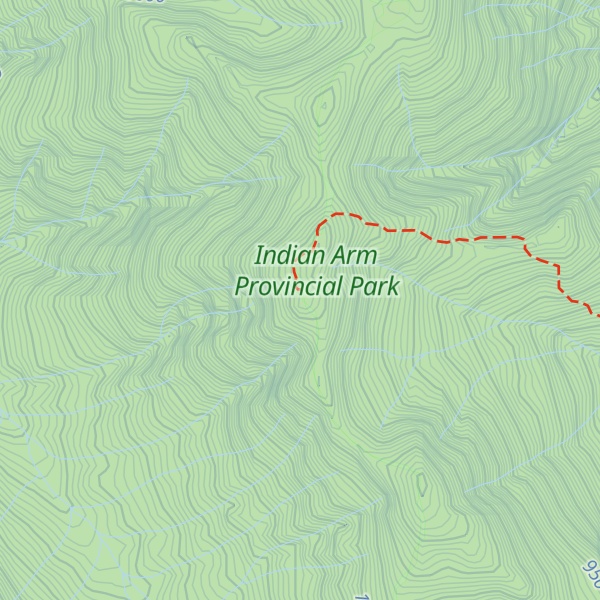 Map of Mount Dickens