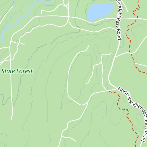 Map of Tahuya Lookout
