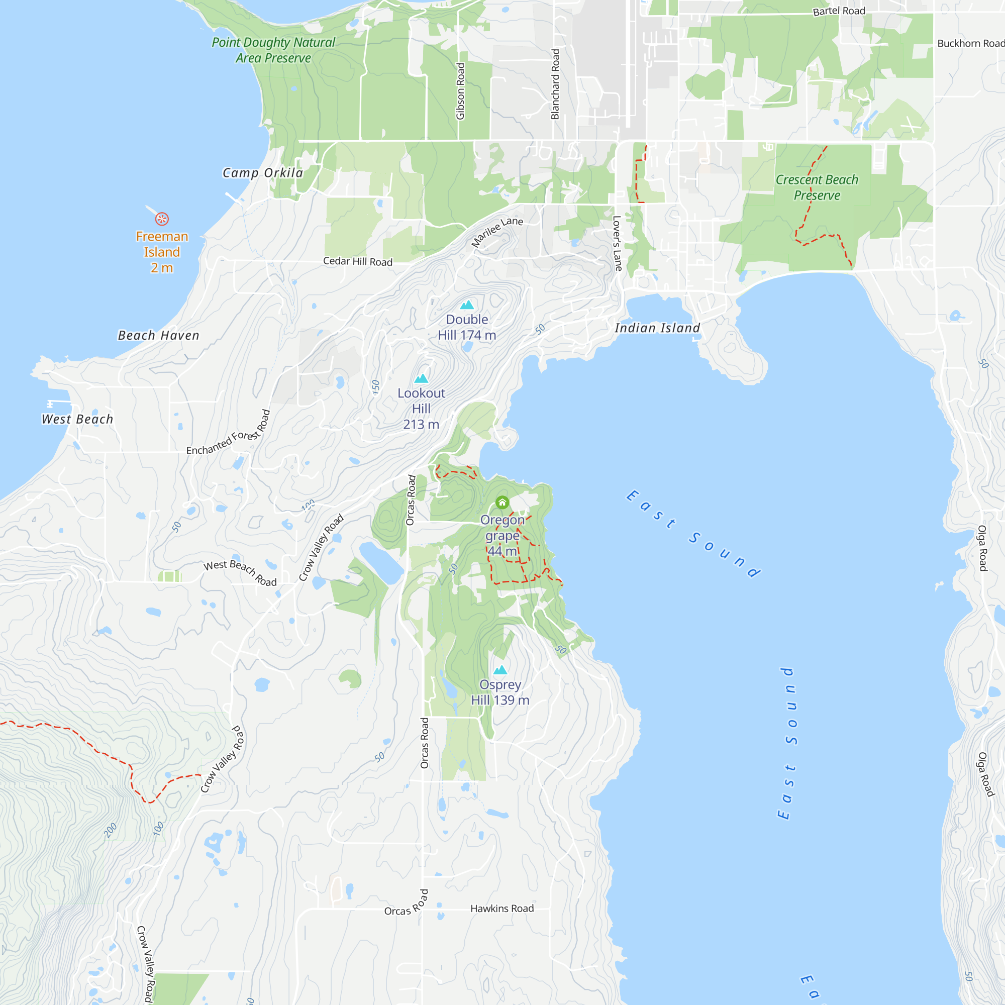 Oregon grape map