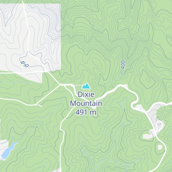 Map of Dixie Mountain