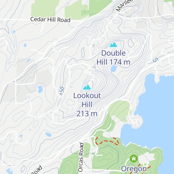 Map of Lookout Hill