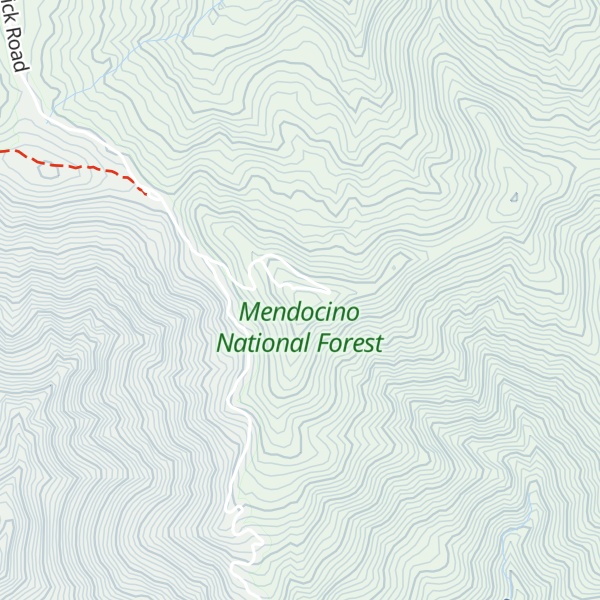 Map of Hull Mountain