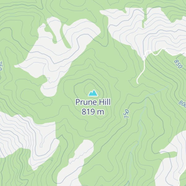 Map of Prune Hill