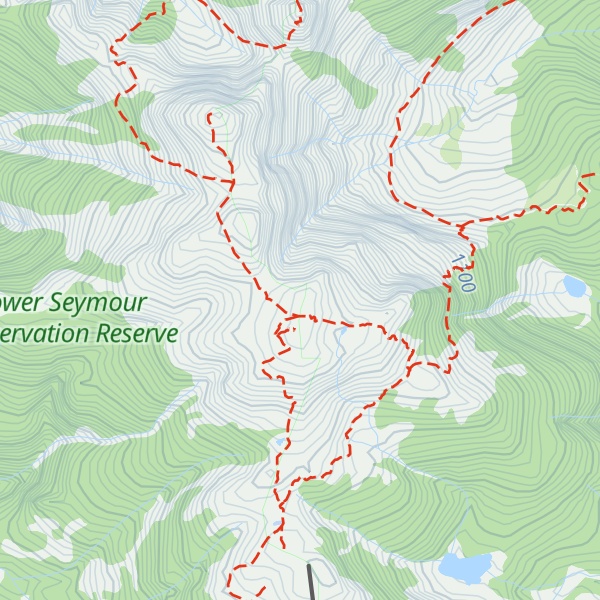 Map of Pump Peak