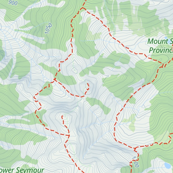 Map of Runner Peak