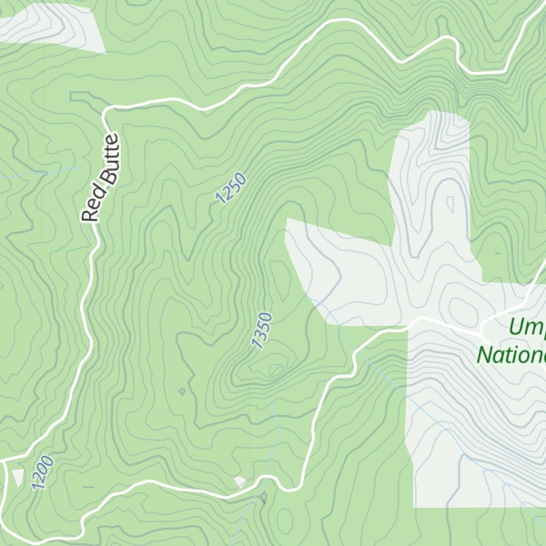 Map of Deadman Mountain
