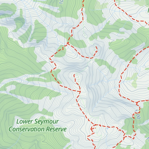 Map of Mount Seymour