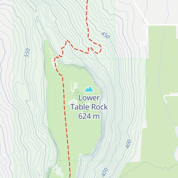 Map of Lower Table Rock