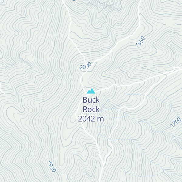 Map of Buck Rock