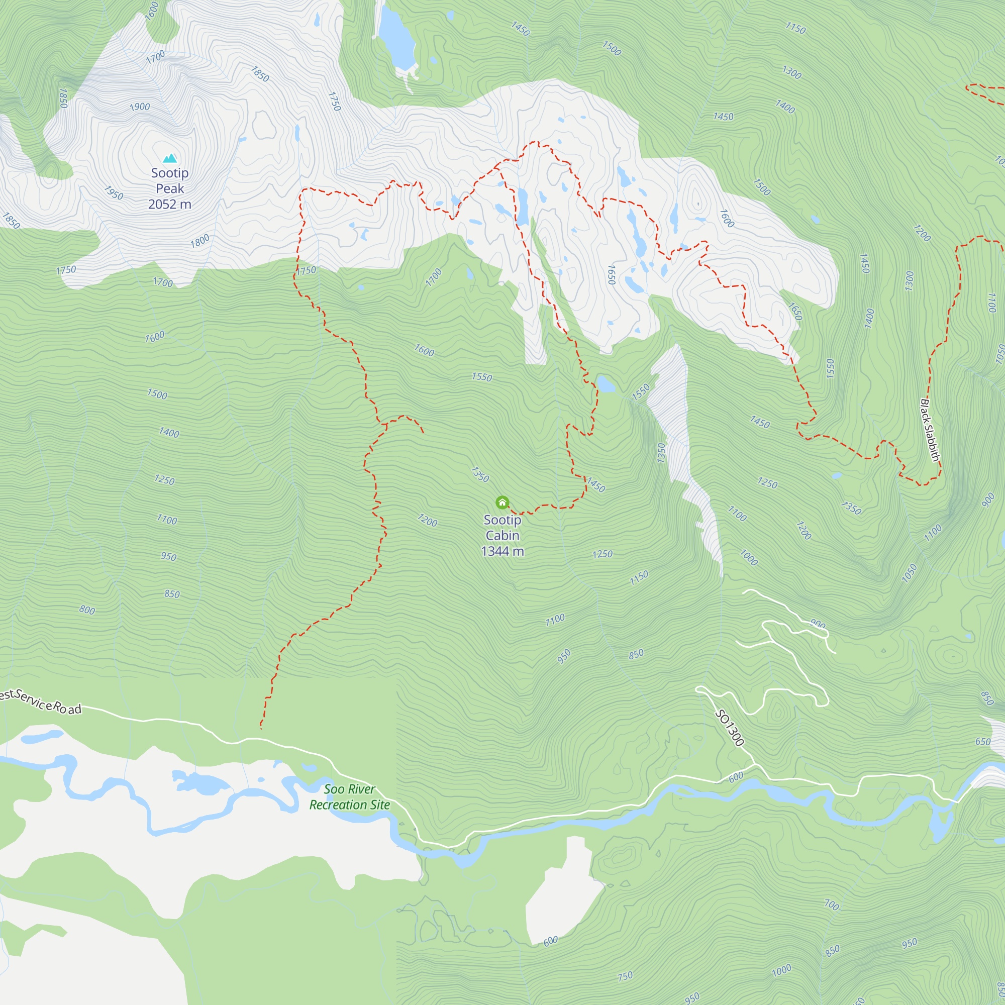Sootip Cabin map