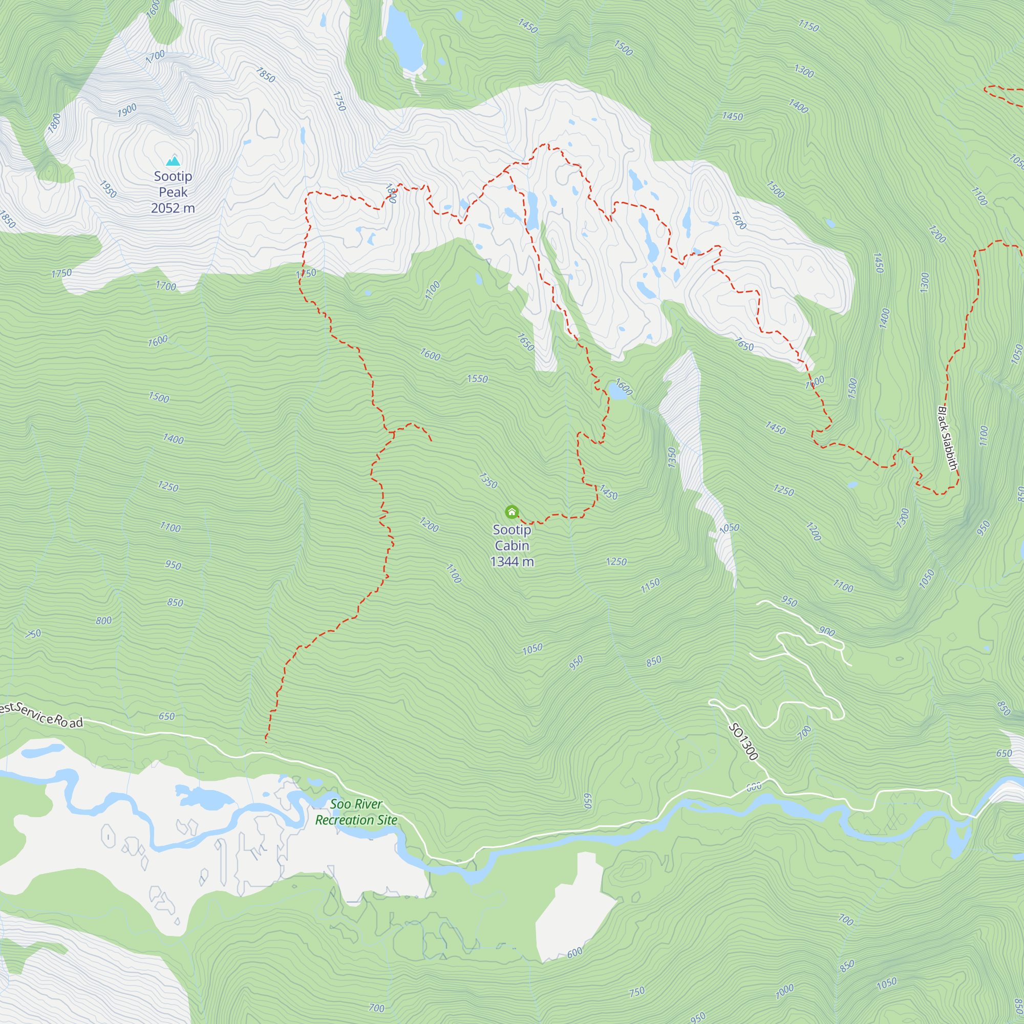 Sootip Cabin map
