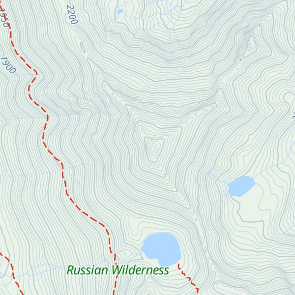 Map of Russian Peak