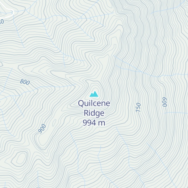 Map of Quilcene Ridge