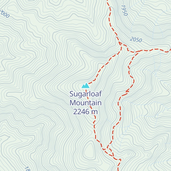 Map of Sugarloaf Mountain
