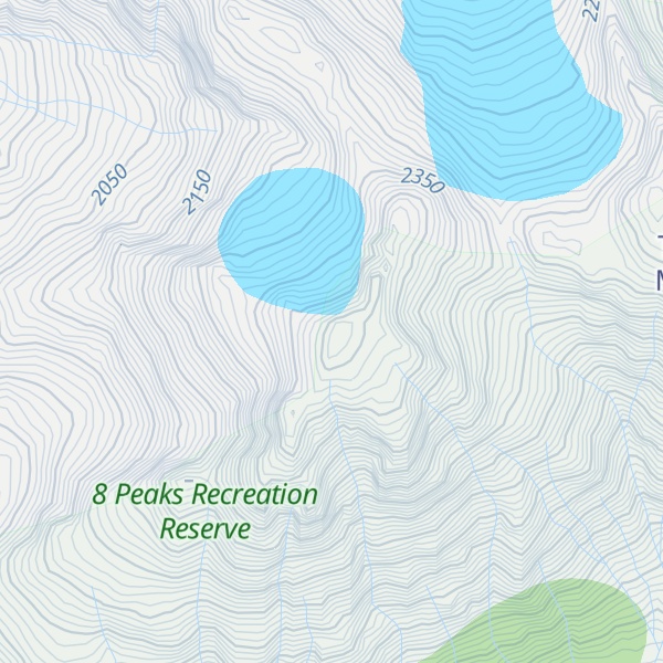 Map of Goat Peak