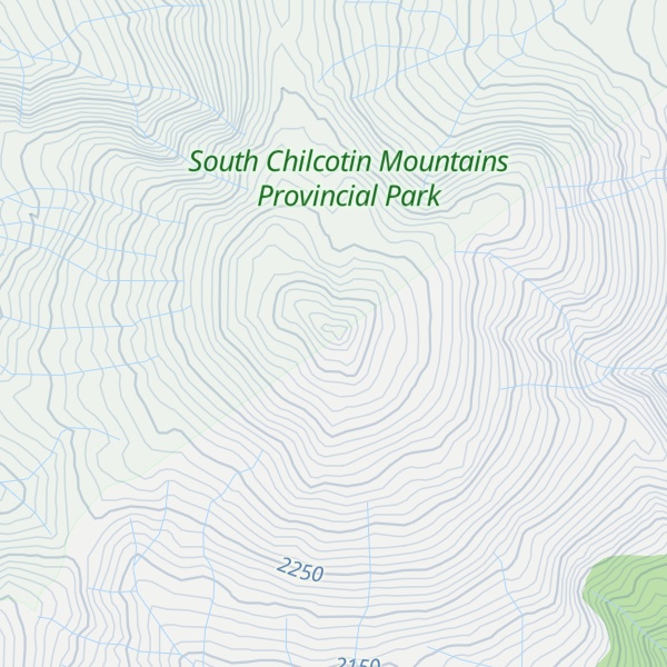 Map of Tepee Mountain