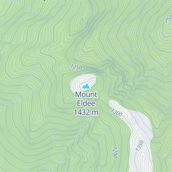 Map of Mount Eldee