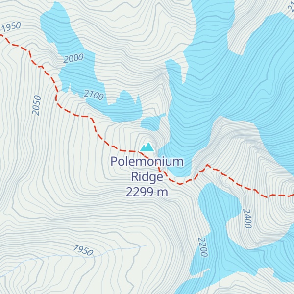Map of Polemonium Ridge