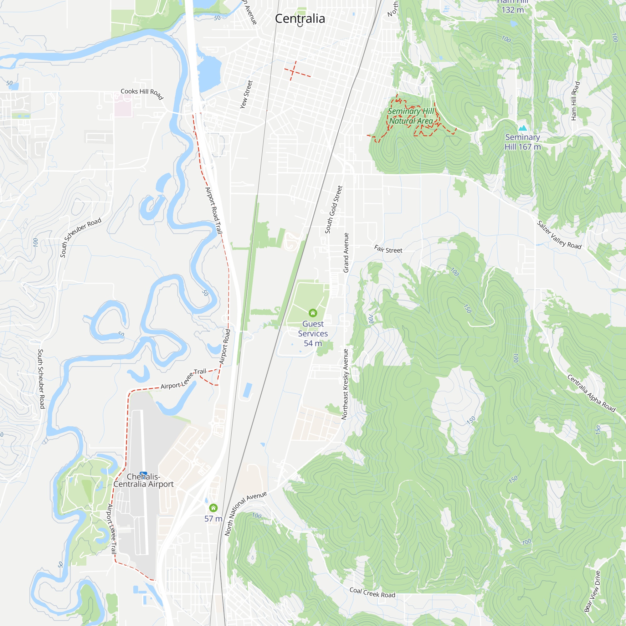 Guest Services map