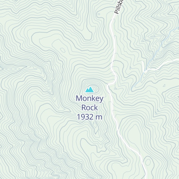 Map of Monkey Rock