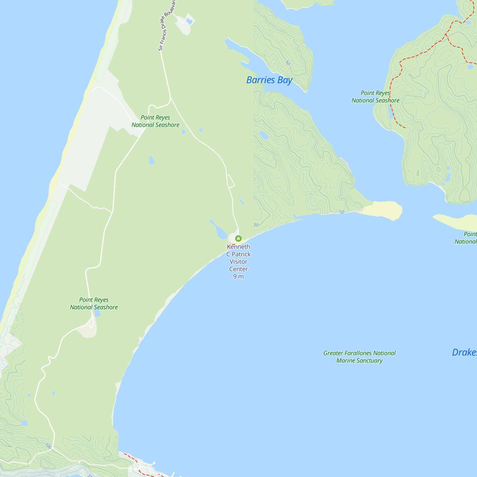 Kenneth C Patrick Visitor Center map