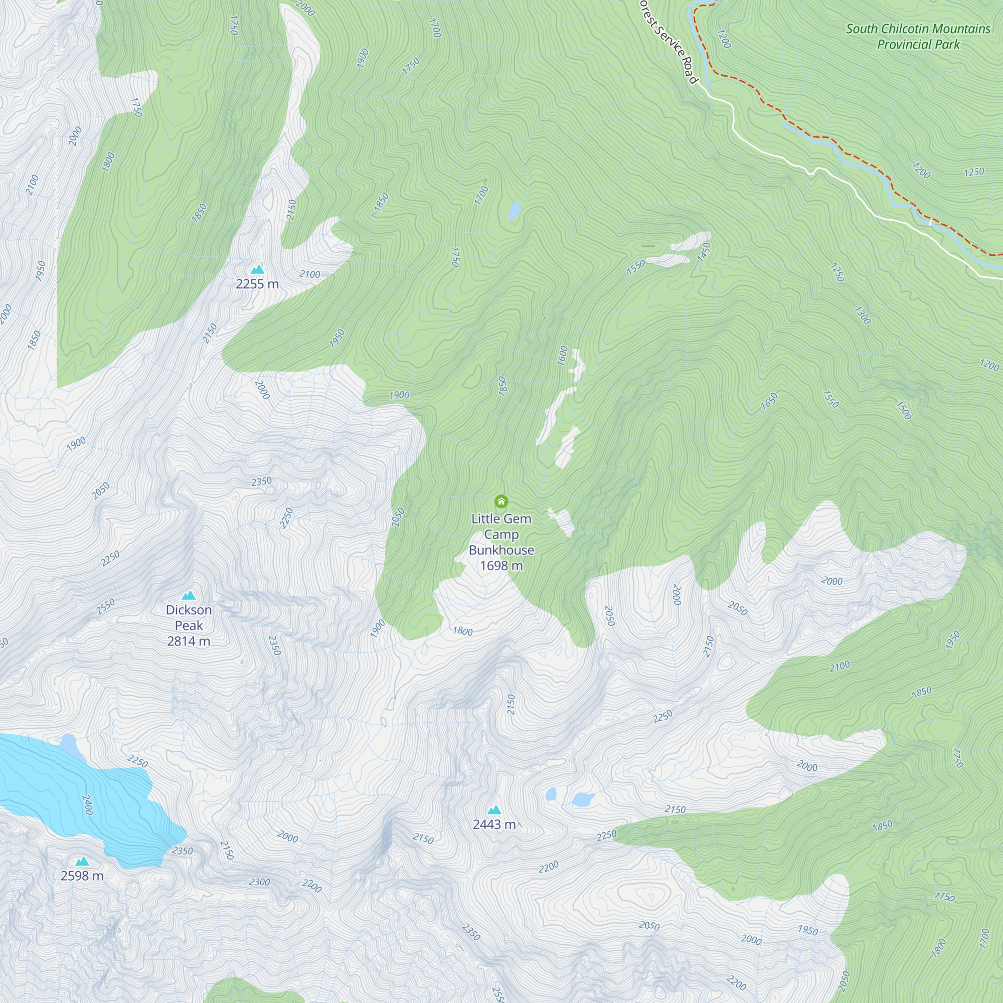 Little Gem Camp Bunkhouse map