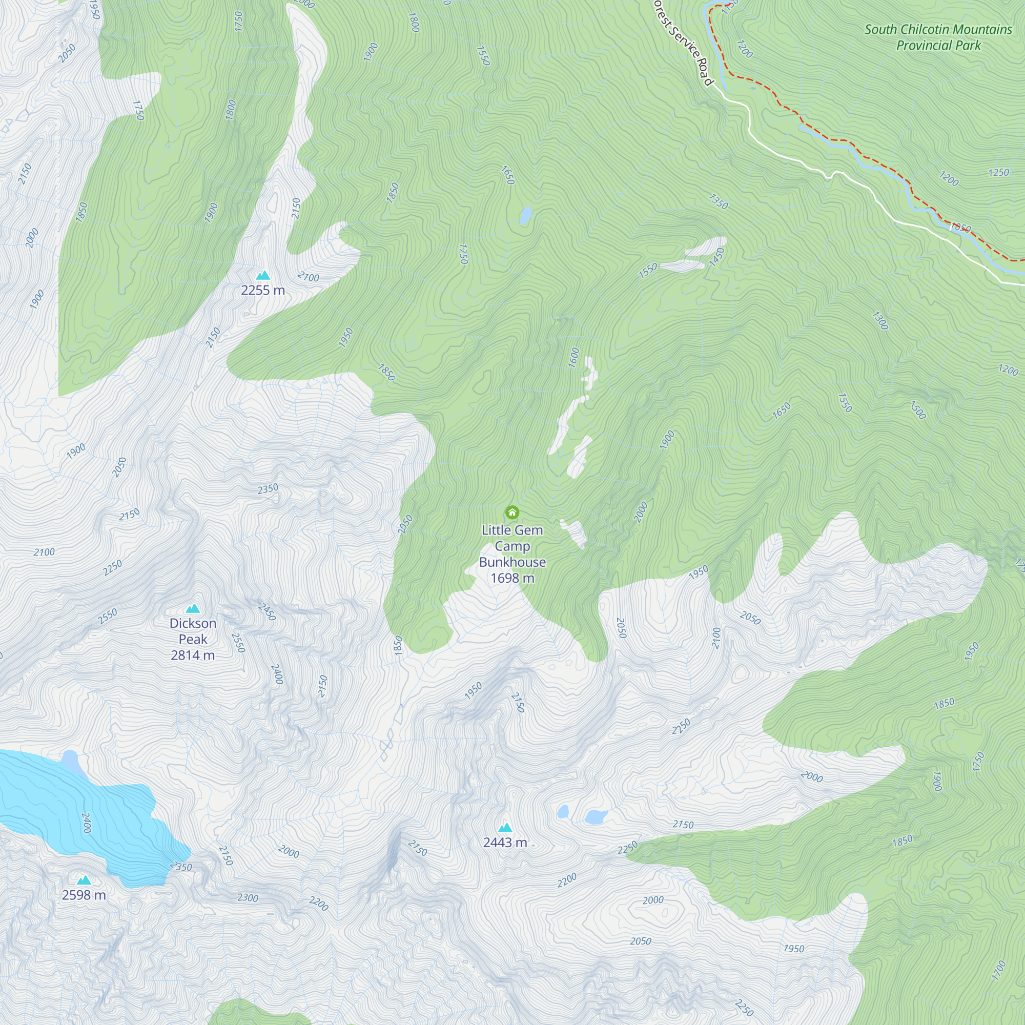 Little Gem Camp Bunkhouse map