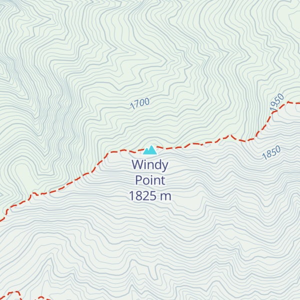 Map of Windy Point
