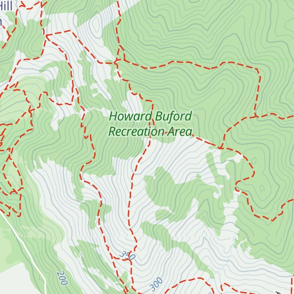 Map of Mount Pisgah