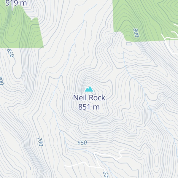 Map of Neil Rock