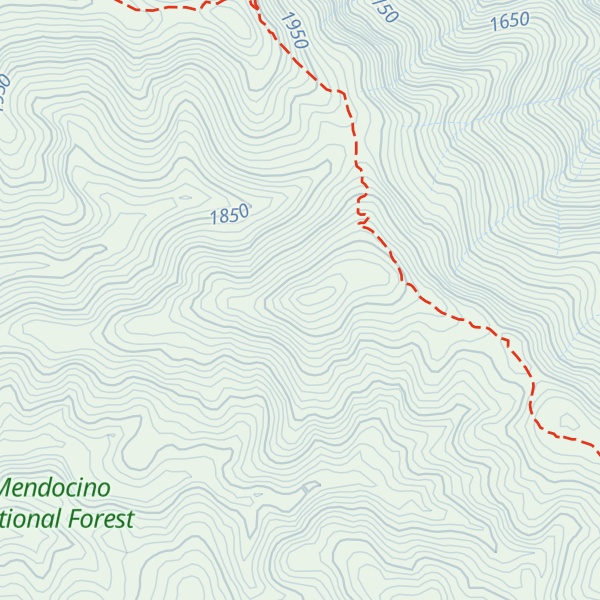 Map of Vinegar Peak