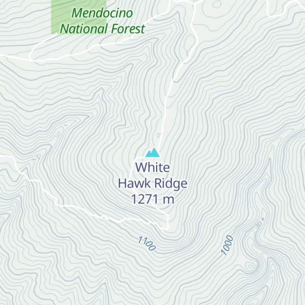 Map of White Hawk Ridge