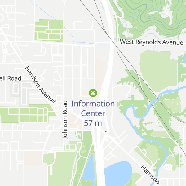 Map of Information Center
