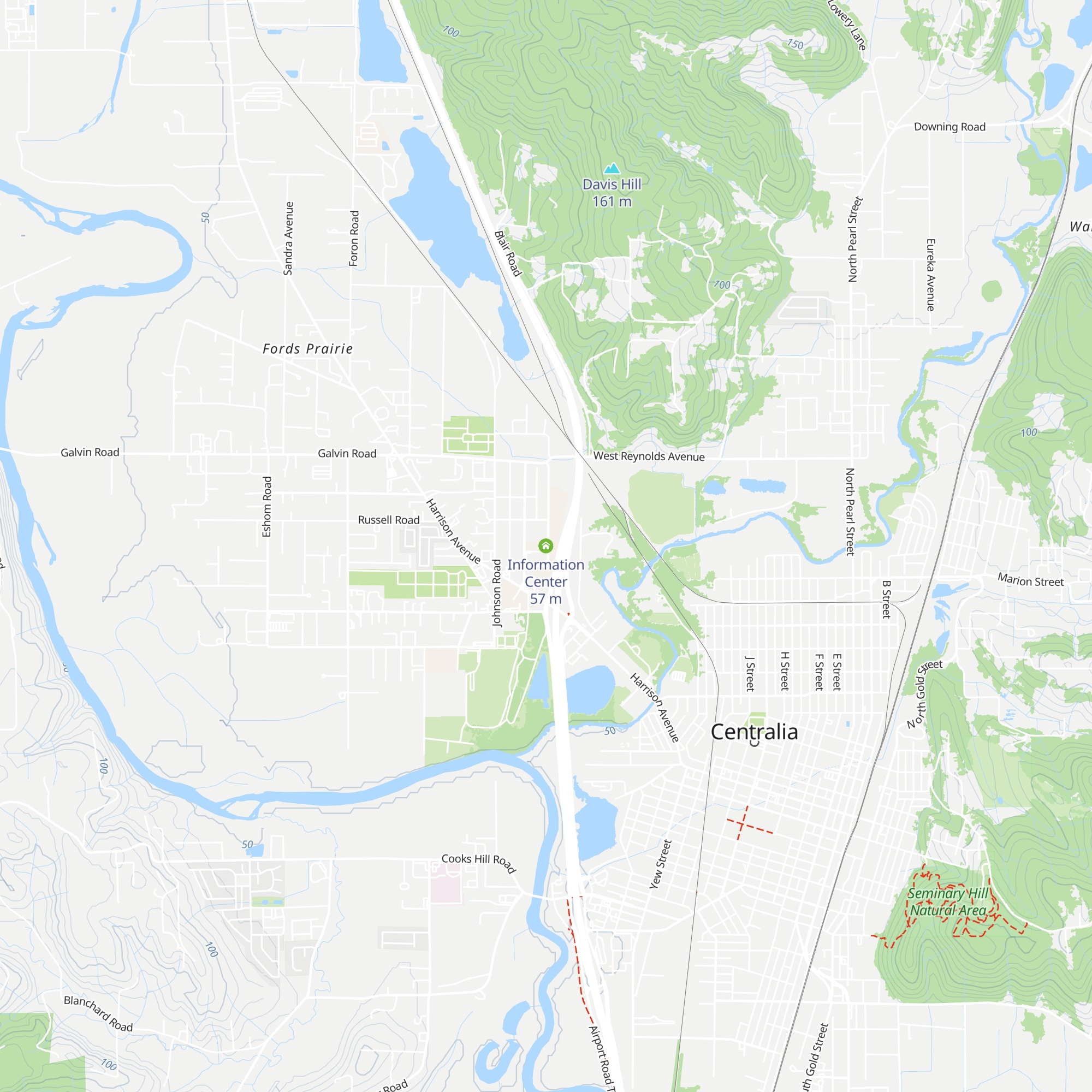 Information Center map