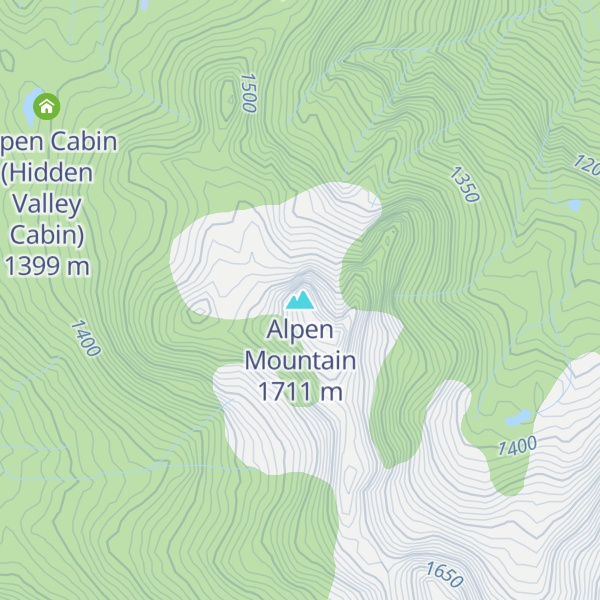 Map of Alpen Mountain