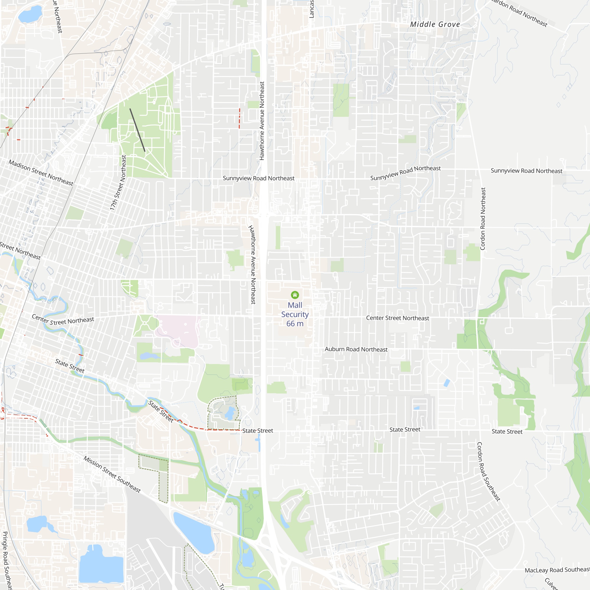 Mall Security map