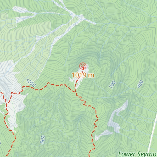 Map of Paton Peak