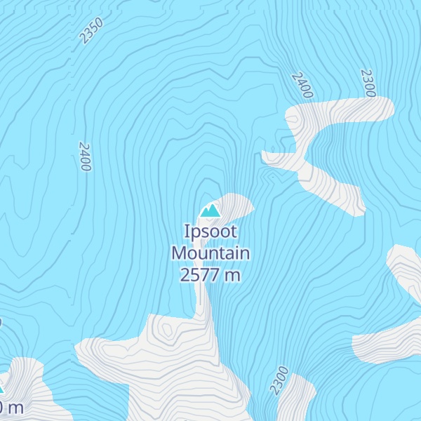Map of Ipsoot Mountain