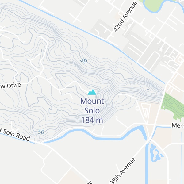 Map of Mount Solo