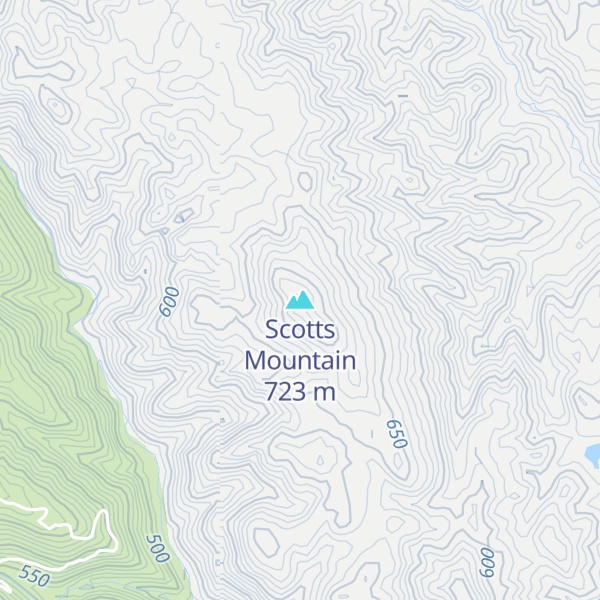 Map of Scotts Mountain