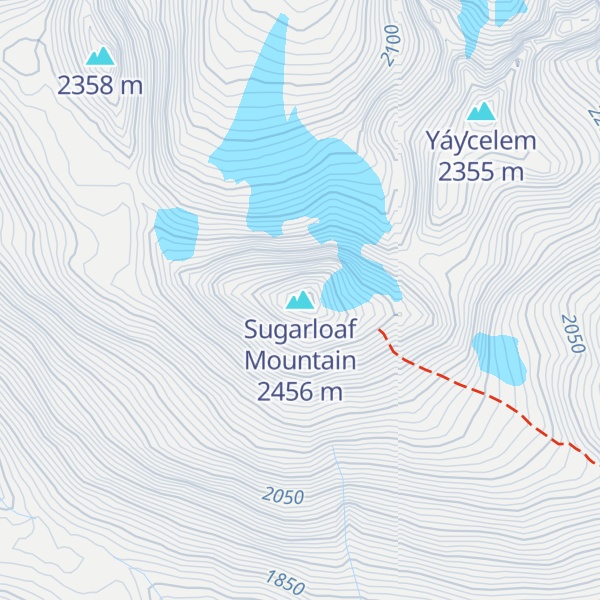 Map of Sugarloaf Mountain